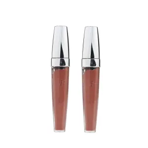 Lancome La Laque Fever Ultimate Color Lipshine 'Lucent Nudè' 0.2oz (Pack of 2)