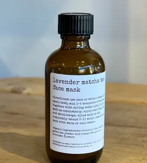 Lavender Matcha Tea Face Mask