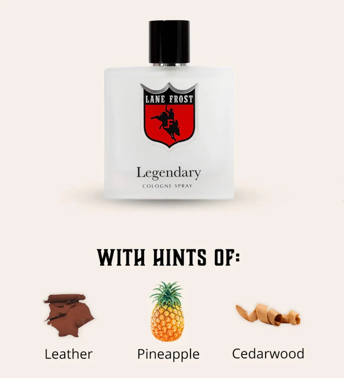 Legendary - Frosted Version by Lane Frost Brand Cologne Spray 3.4 fl oz
