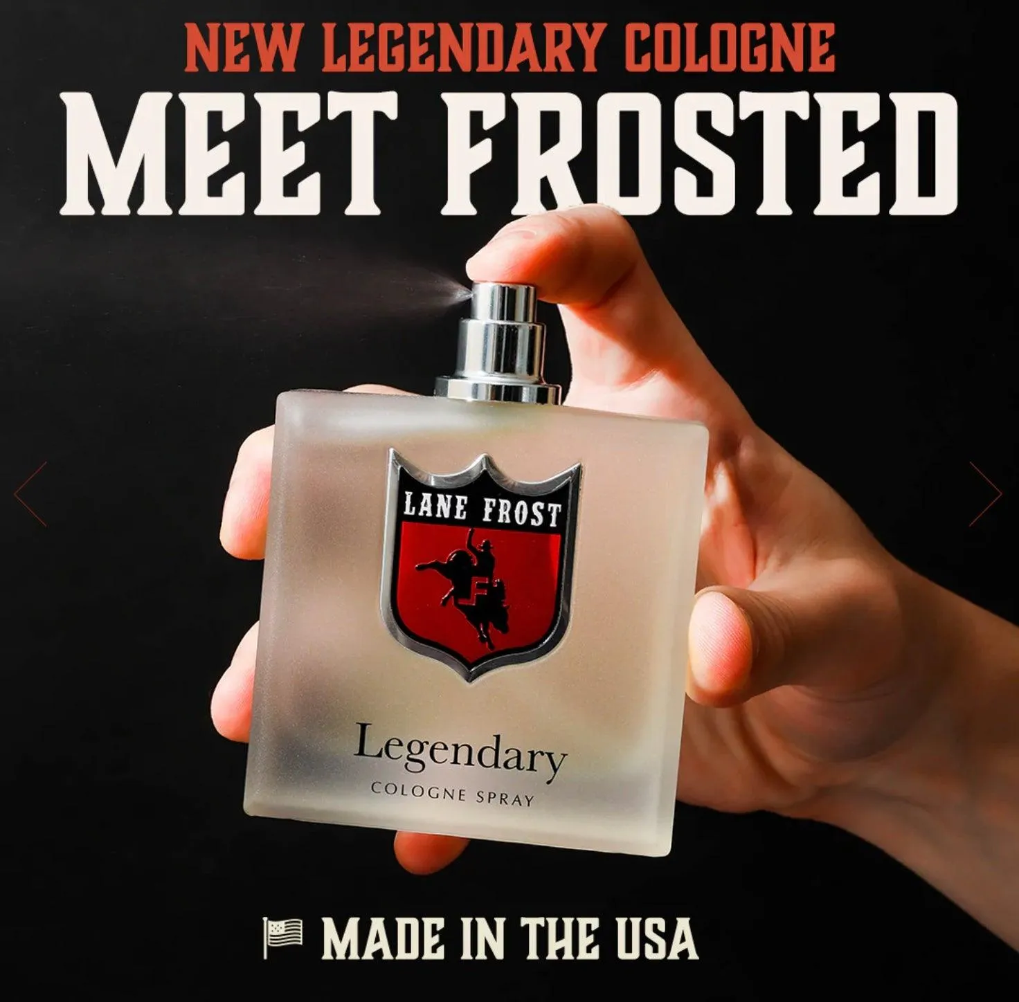 Legendary - Frosted Version by Lane Frost Brand Cologne Spray 3.4 fl oz
