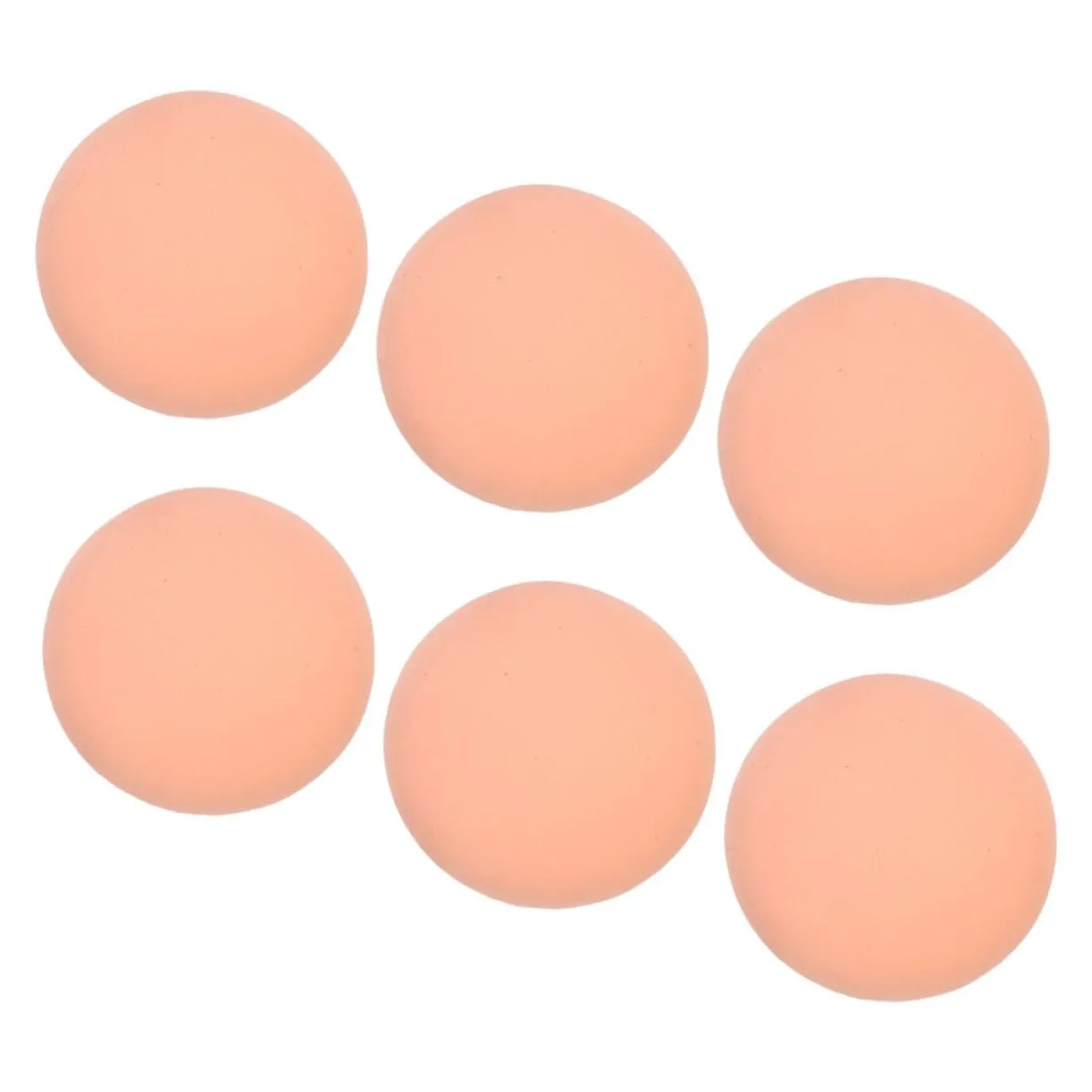 LIFKOME 6pack Soft Makeup Puff Applicators Dual-use Foundation Powder Sponge for Face No Powder Travel-sized Reusable Washable Makeup Sponge