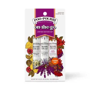 Limited Ed 3 Pack On the Go Poo-pourri
