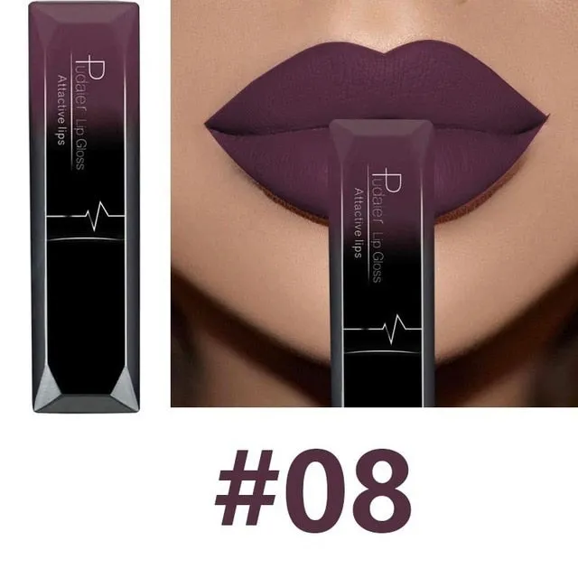 Lip Gloss Lipstick Lip Red  Tint 21 Colors Women Fashion Makeup Gift