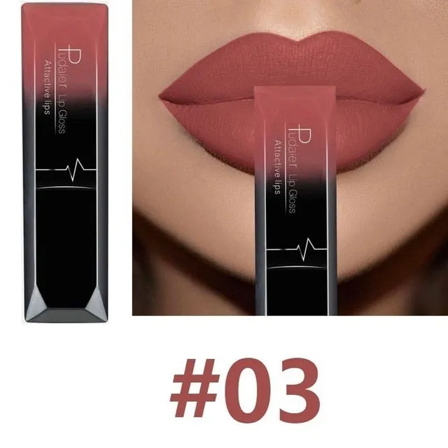 Lip Gloss Lipstick Lip Red  Tint 21 Colors Women Fashion Makeup Gift