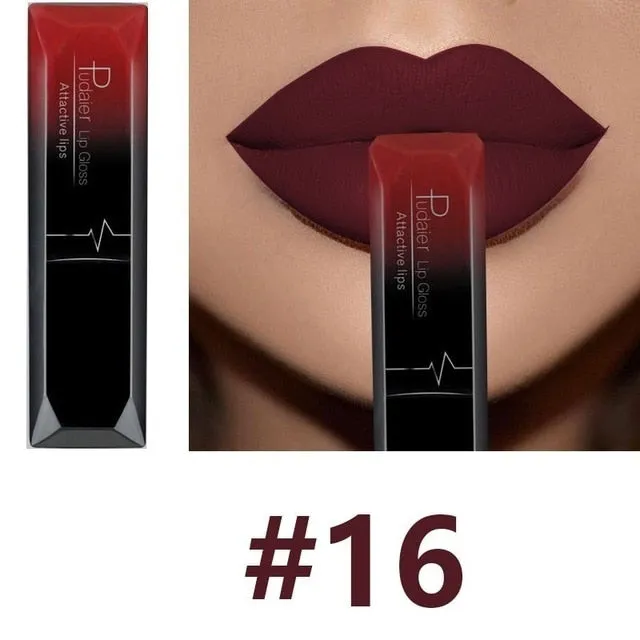 Lip Gloss Lipstick Lip Red  Tint 21 Colors Women Fashion Makeup Gift