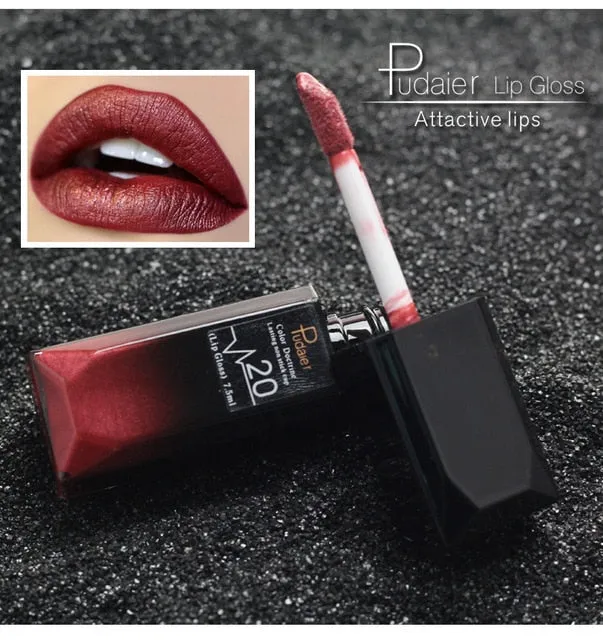 Lip Gloss Lipstick Lip Red  Tint 21 Colors Women Fashion Makeup Gift