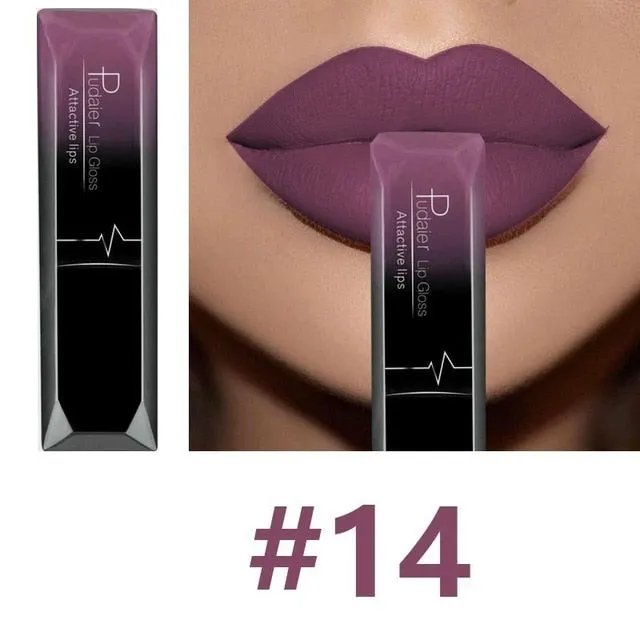 Lip Gloss Lipstick Lip Red  Tint 21 Colors Women Fashion Makeup Gift