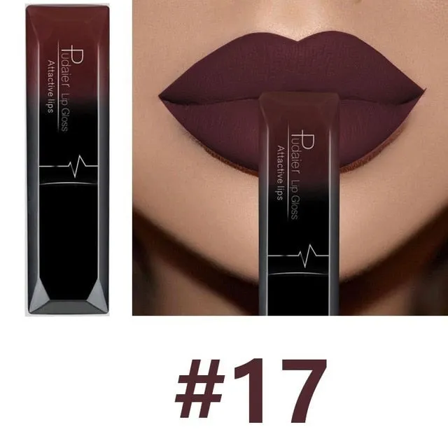 Lip Gloss Lipstick Lip Red  Tint 21 Colors Women Fashion Makeup Gift