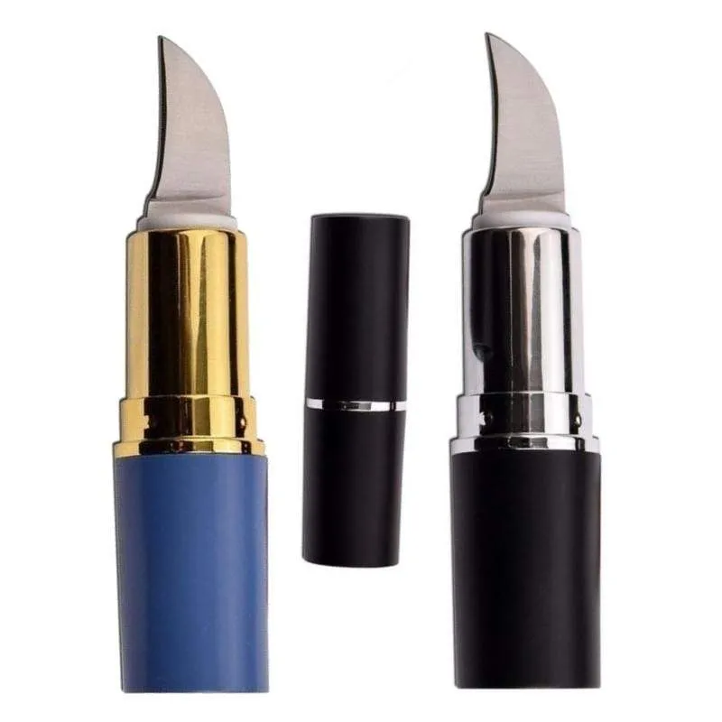 Lipstick Hidden Self-Defense Knife