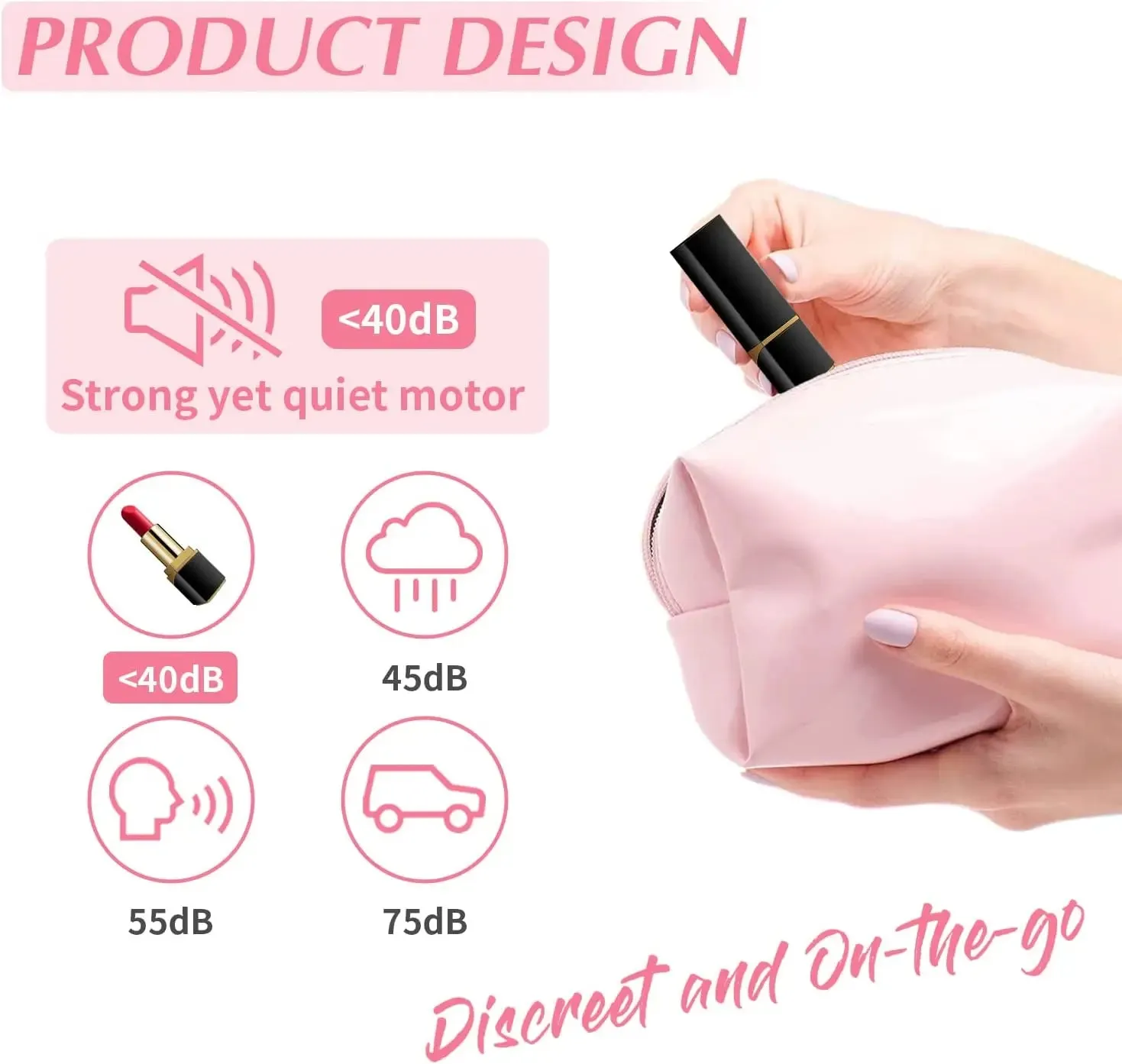 Lipstick Vibe 10 Vibration Modes Mini Lipstick Vibrator