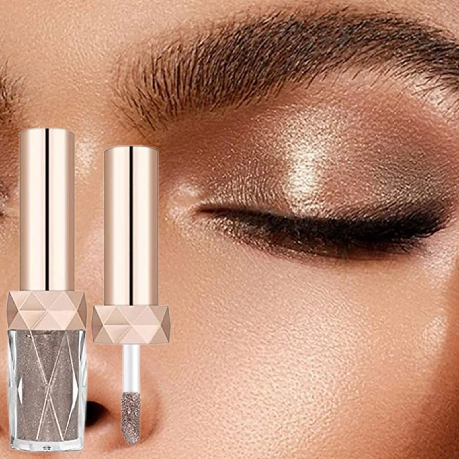Liquid Glitter Eyeshadow High Pigment Shimmer Eye Shadow 6 Colors Long-lasting Makeup For Eyeliner Highlight Blush