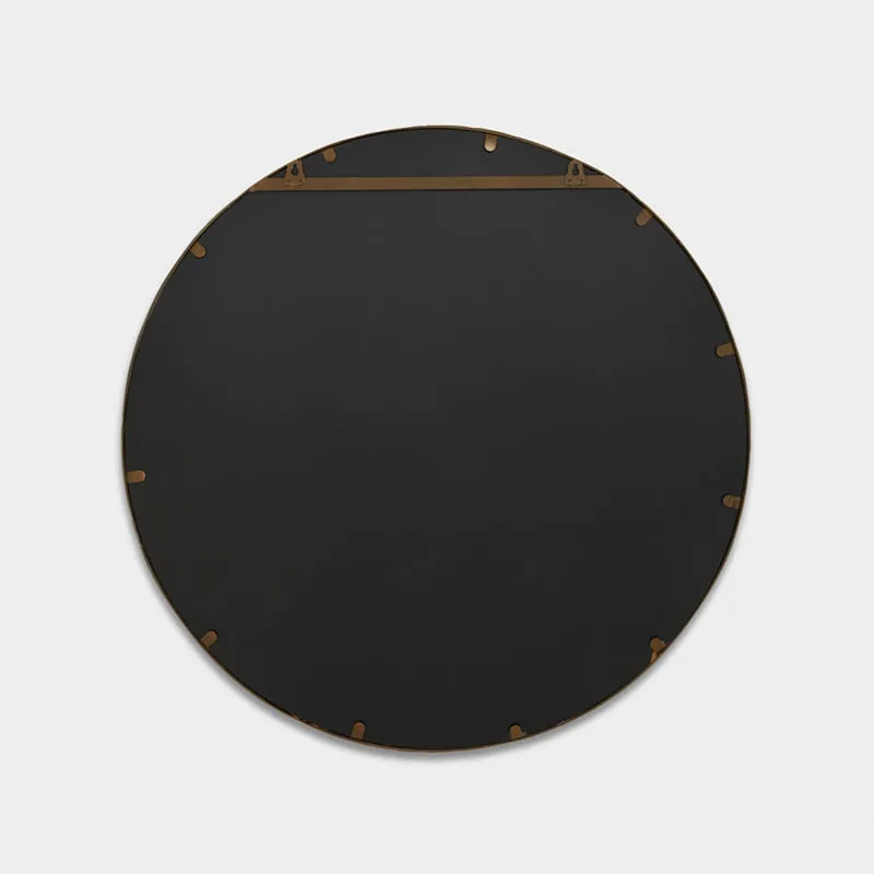 Looking Glass Round Mirror Antique Gold 76cm Custom Order 2-8 Weeks