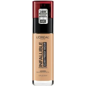 Loreal Infallible 24H Fresh Wear Foundation, Radiant Sand #480