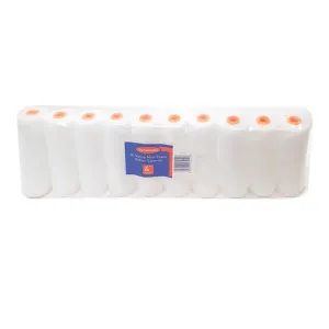 Lynwood 10 Pack 10cm Mini Paint Roller Refills Emulsion