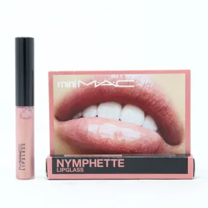 Mac Mini Mac Lipglass  0.08oz/2.4g New With Box