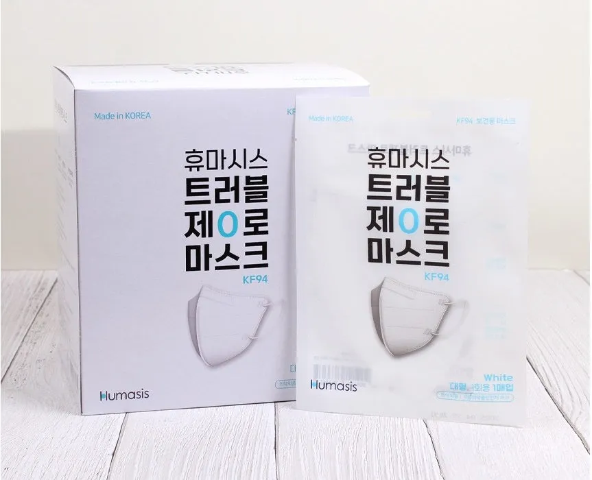 Made in Korea Humasis Individual packaging Zero trouble KF94 Mask(100pieces)