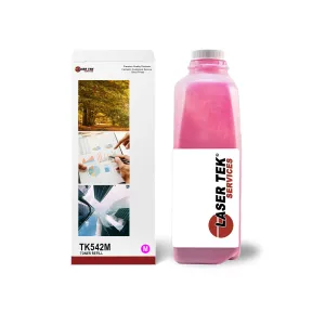 Magenta Toner Refill with reset chips for Kyocera TK542M TK-542 TK542 FS-C5