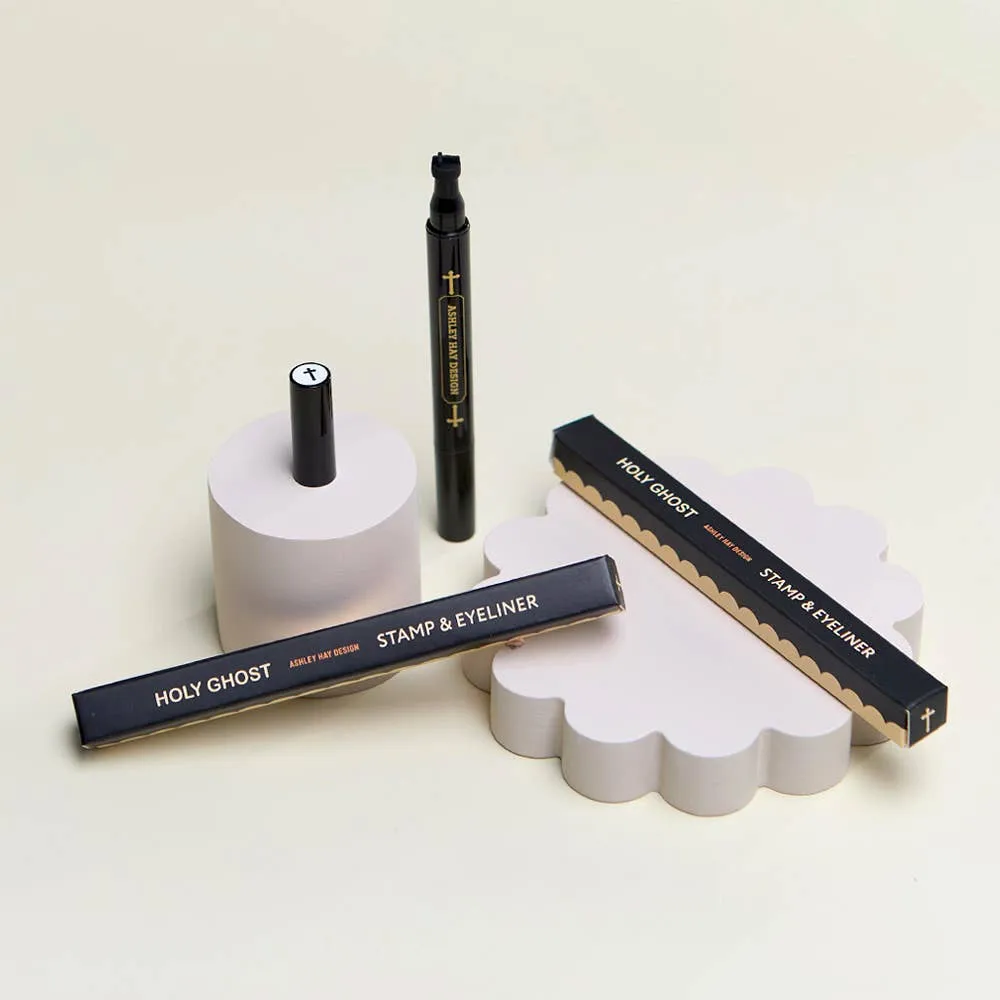 Makeup Cross Stamp and Eyeliner -Holy Ghost