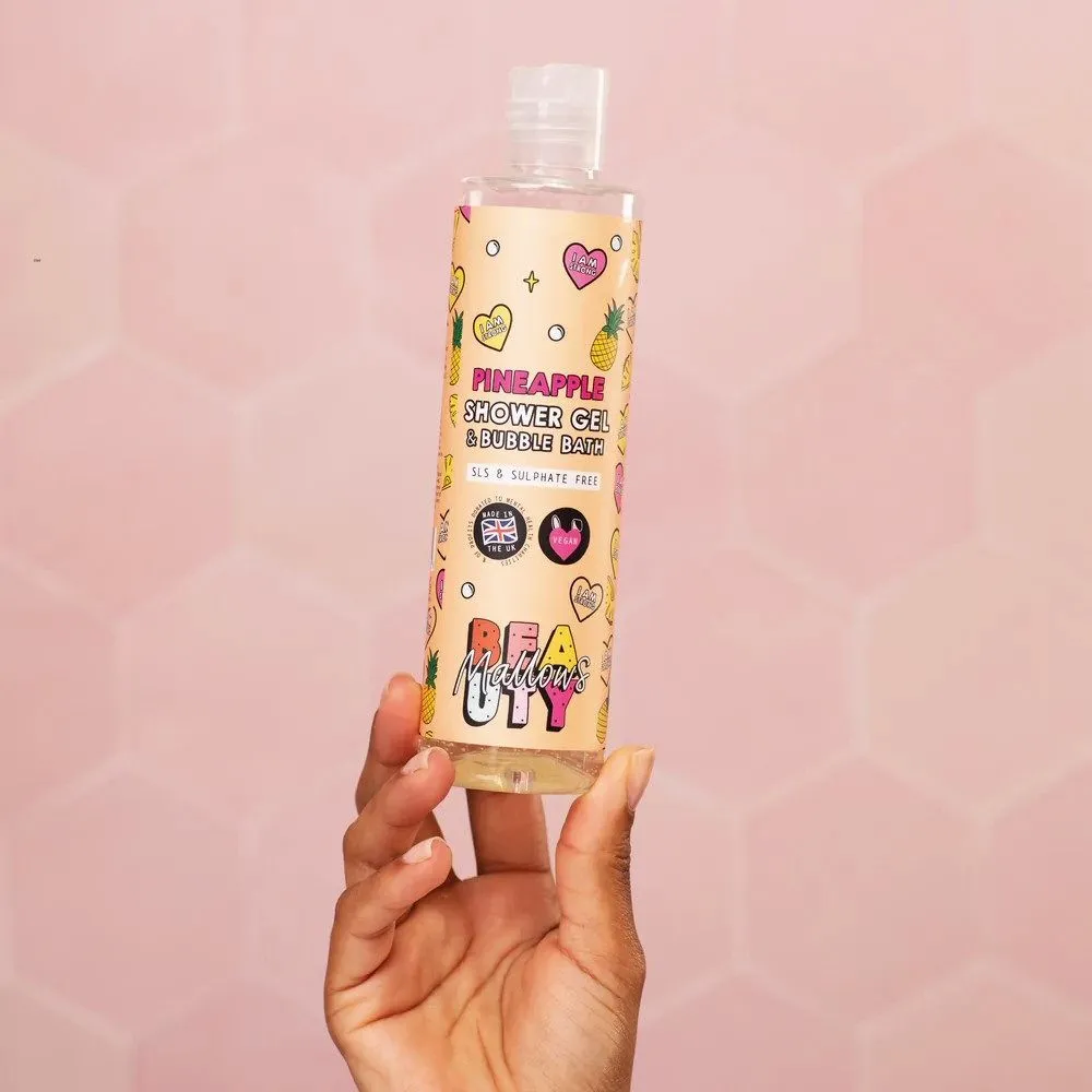 Mallows Beauty Pineapple Bubble Bath & Shower Gel