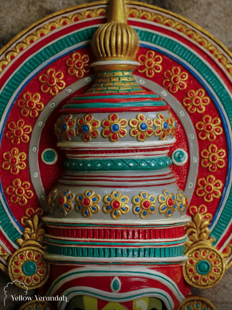 Marble Dust Sculpture - Kathakali Mask