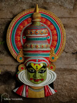 Marble Dust Sculpture - Kathakali Mask