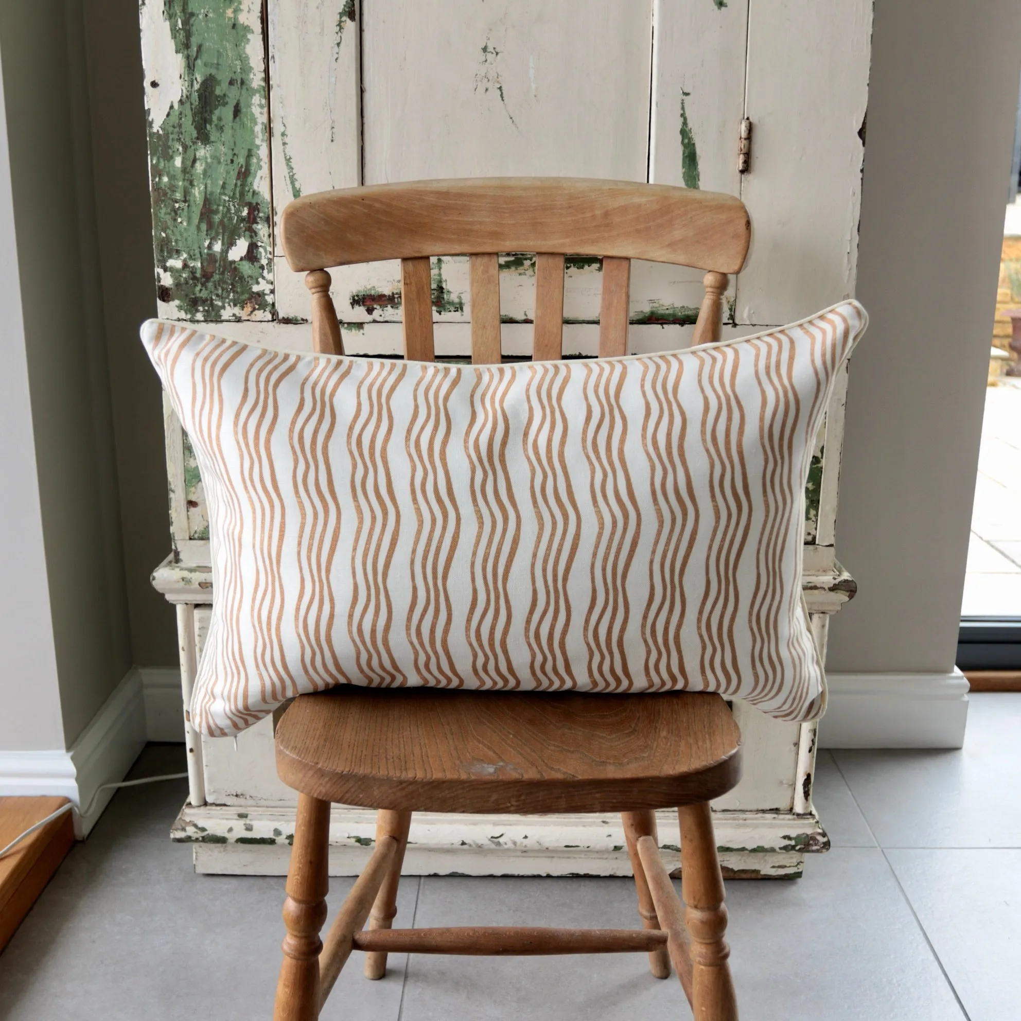 Marigold Stripe Cushion