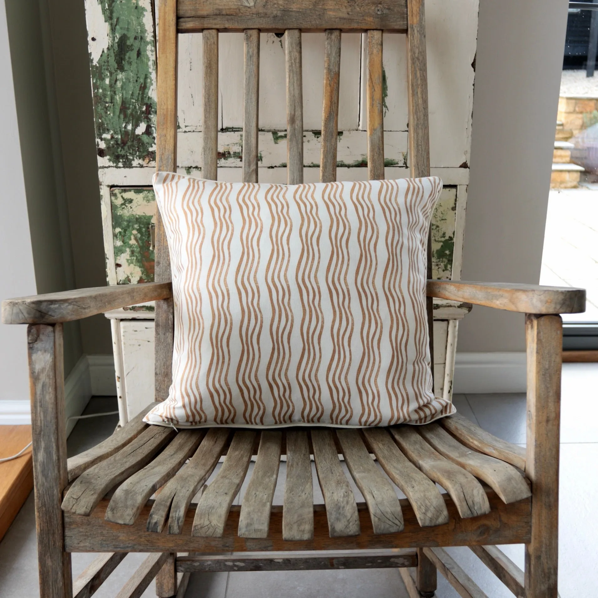 Marigold Stripe Cushion