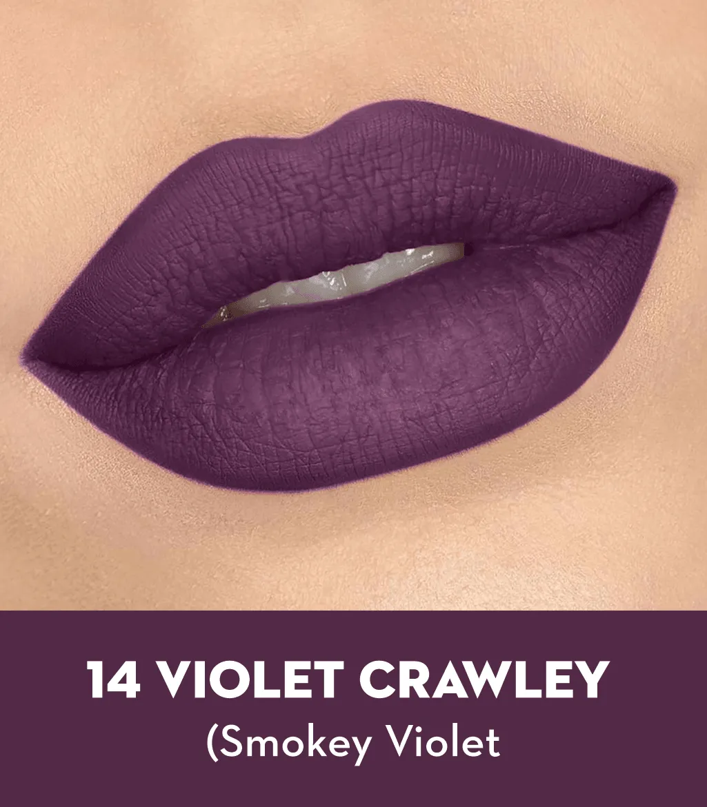 Matte As Hell Crayon Lipstick - 14 Violet Crawley