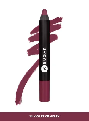Matte As Hell Crayon Lipstick - 14 Violet Crawley