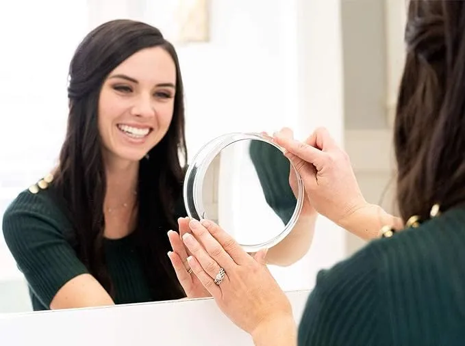Mavoro 10X Magnifying Mirror with Triple Suction Cups
