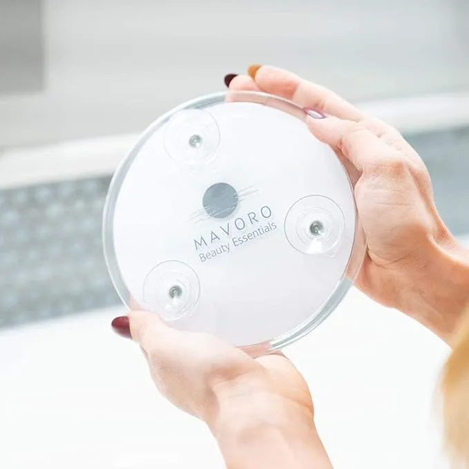 Mavoro 10X Magnifying Mirror with Triple Suction Cups