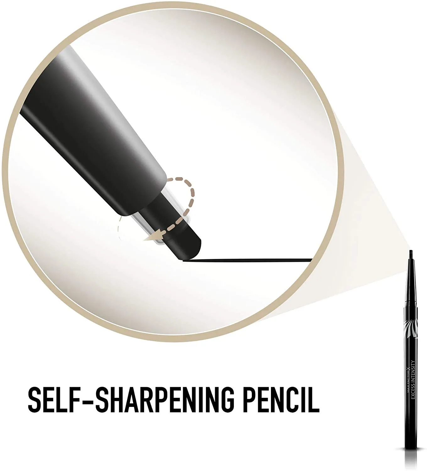 Max Factor Excess Volume Long Wear Eye Liner, Cobalt