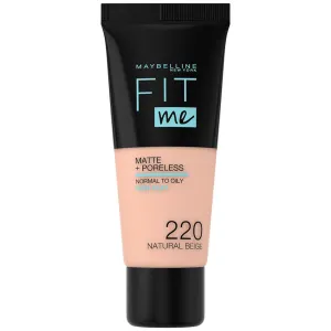 Maybelline Fit Me Matteporeless 220 Nat Beige Foundation 10 Tab