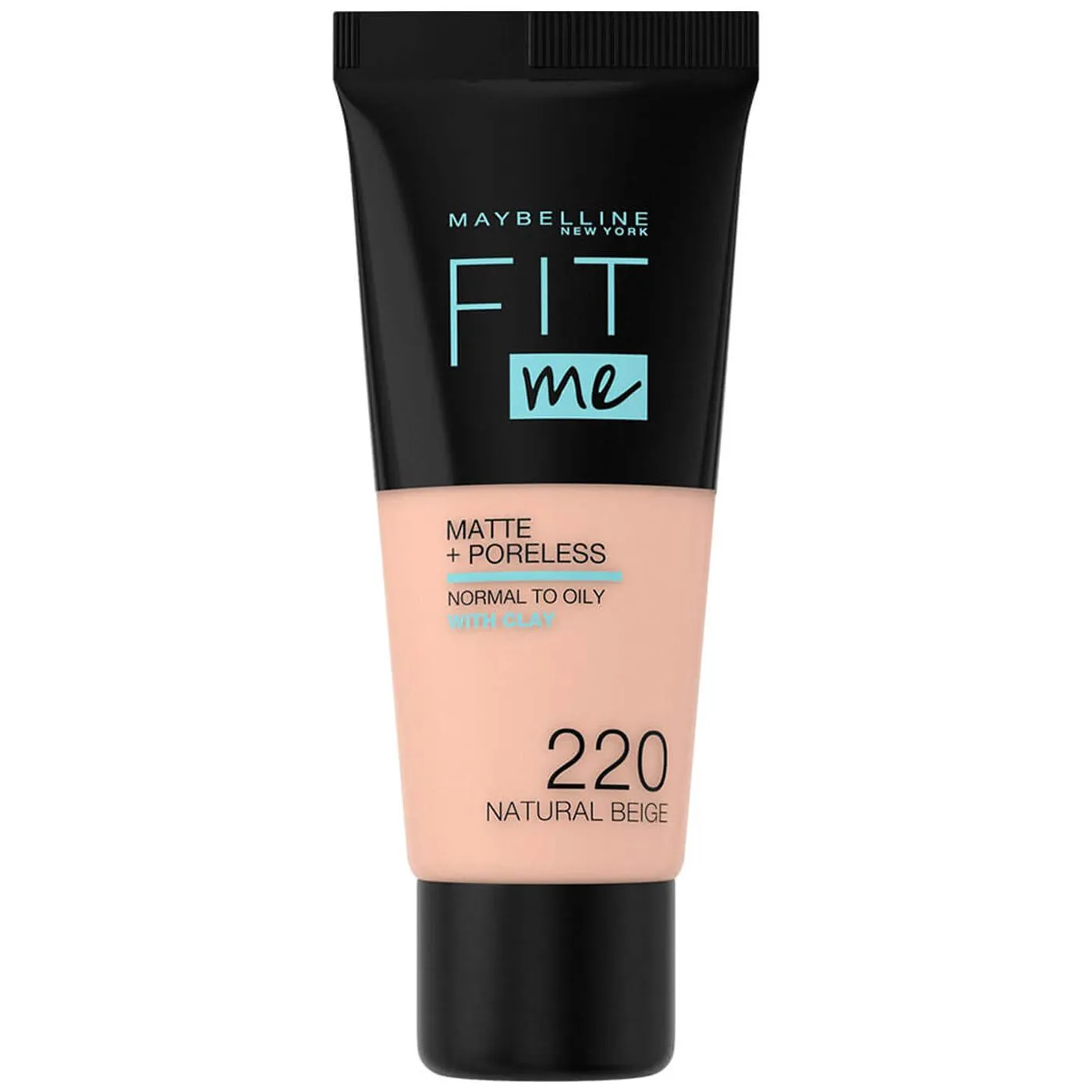 Maybelline Fit Me Matteporeless 220 Nat Beige Foundation 10 Tab
