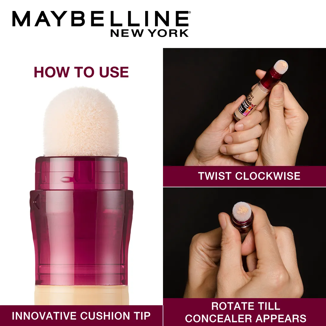 Maybelline New York Instant Age Rewind Concealer, Honey, 6g