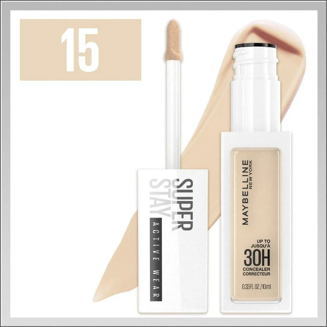 Maybelline Superstay Active Wear 30h Longwear Concealer - 15 Light