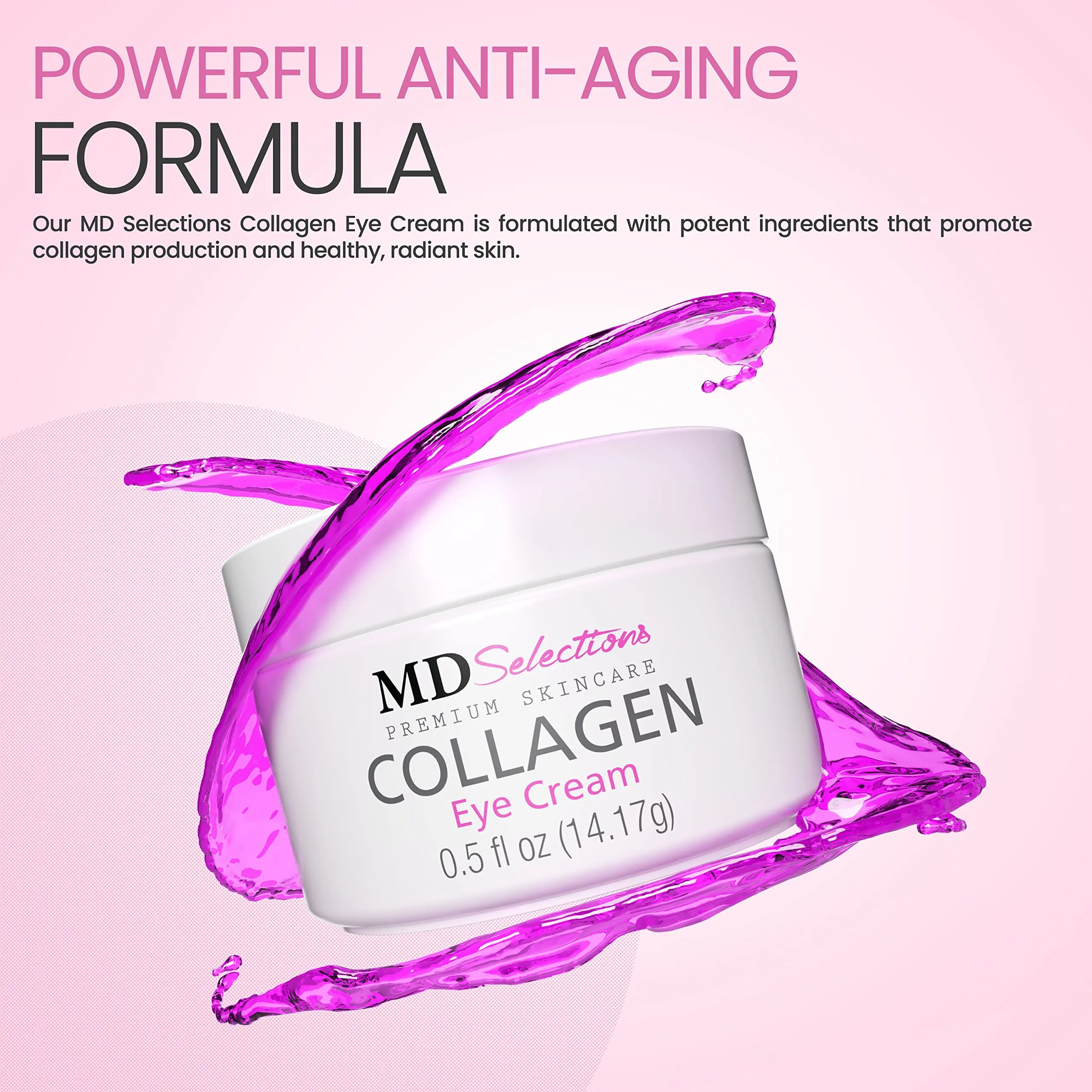 MD Selections Collagen Eye Cream, 2-Pack
