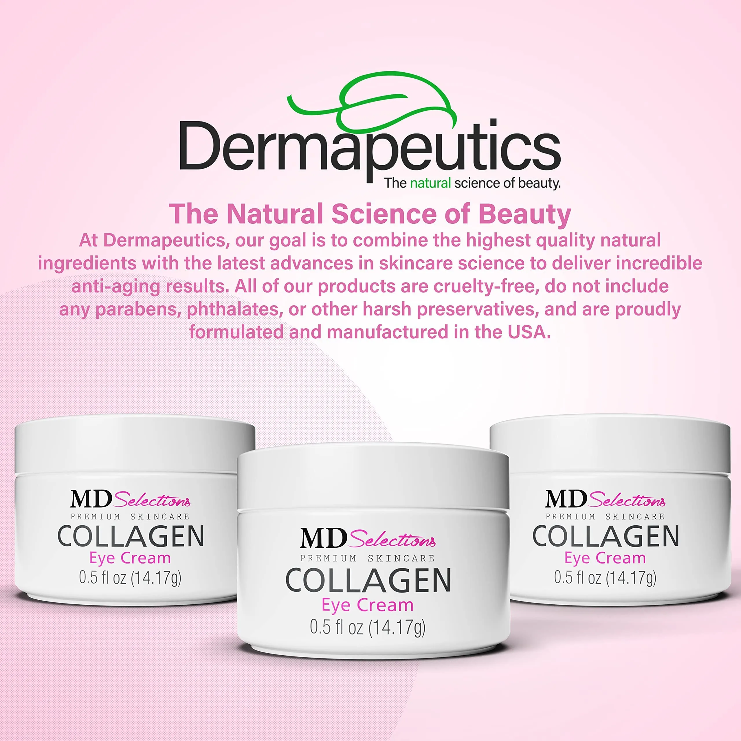 MD Selections Collagen Eye Cream, 2-Pack