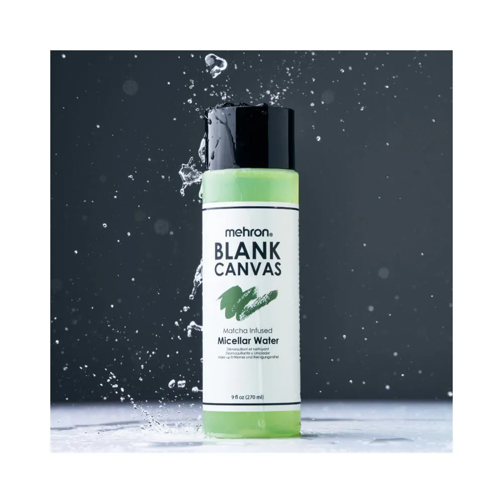 Mehron Blank Canvas Matcha Infused Micellar Water 9oz
