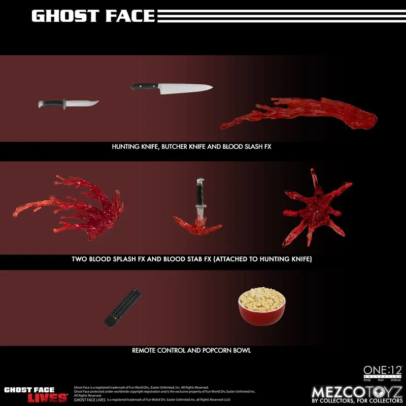 MEZCO One:12 Collective Ghost Face Action Figure