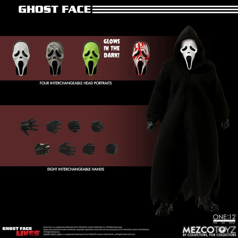 MEZCO One:12 Collective Ghost Face Action Figure