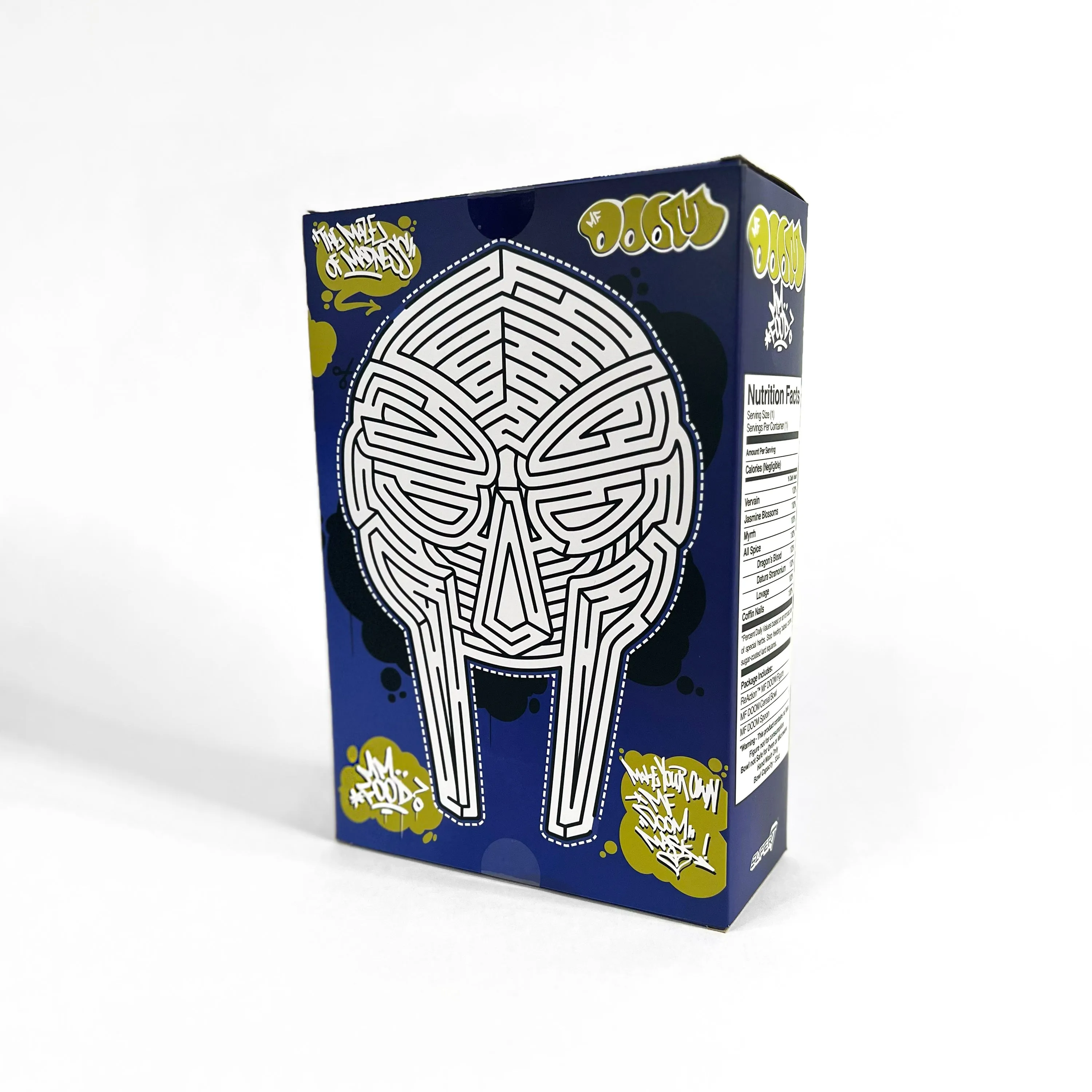 MF DOOM X SUPER7 - MM..FOOD REACTION FIGURE & CEREAL BOWL SET