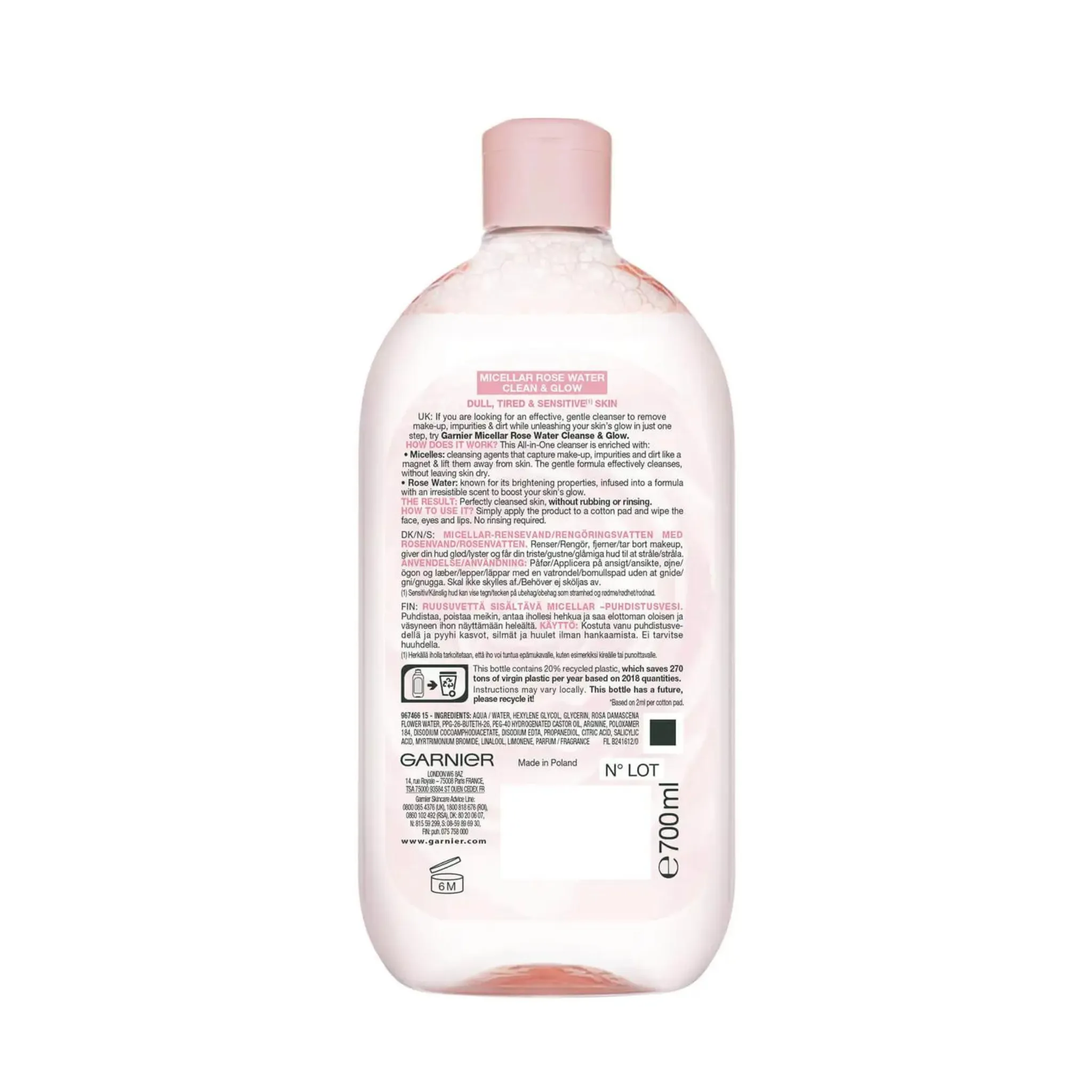 Micellar Rose Cleansing Water