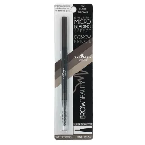 Microblading Effect Eyebrow Pencil - 02 Dark Brown (12 units)