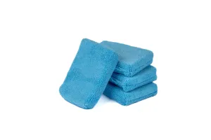 Microfiber Block Sponge Applicator Pad Thin Non Scratch 4Pk
