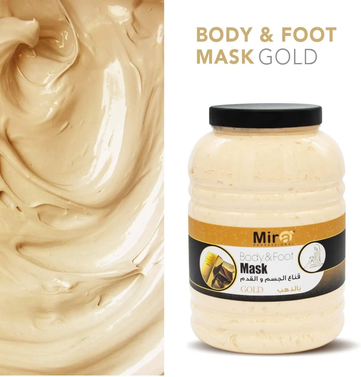 Mira Body & Foot Mask Gold - 5ltr