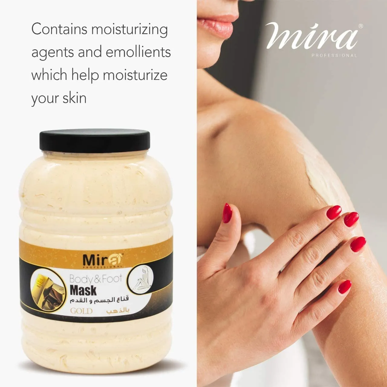 Mira Body & Foot Mask Gold - 5ltr