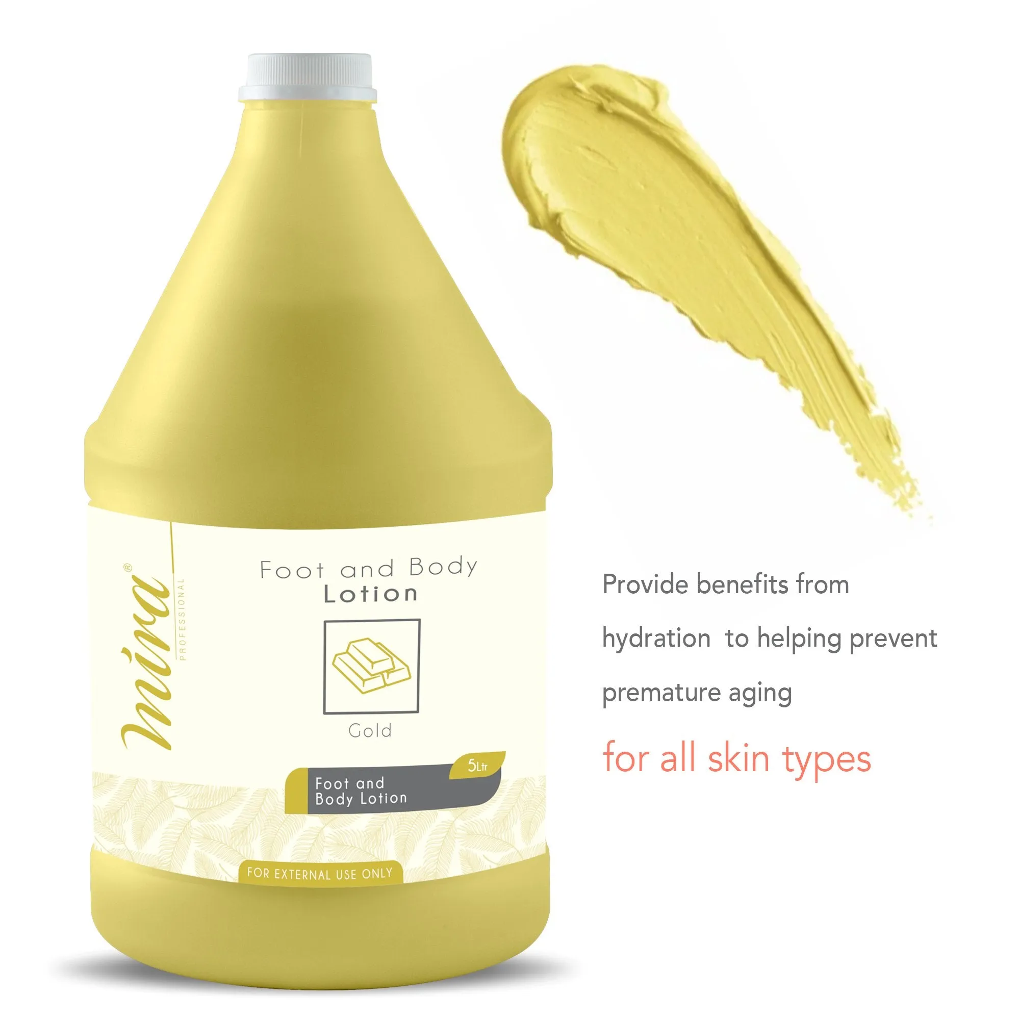 Mira Foot & Body Lotion - Gold 5Ltr