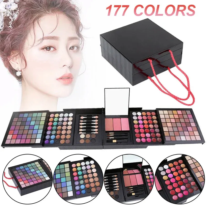 MISS ROSE 180-Color Professional Makeup Palette Case