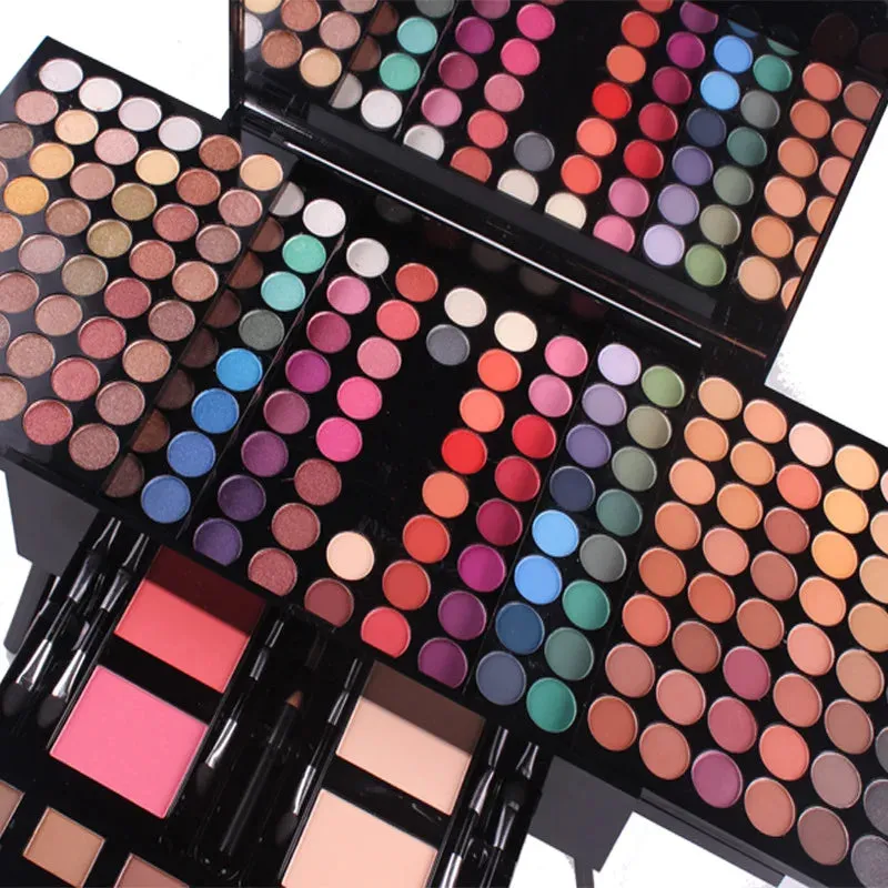 MISS ROSE 180-Color Professional Makeup Palette Case